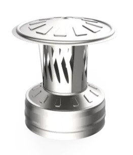 Оголовок с и/г, ф 130х200, AISI 439/439, 0,5мм/0,5мм, (К), тип-2