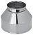 Оголовок без зонта, ф 115х180, AISI 439/Оц, 0,5мм/0,5мм, (К), тип-2												