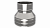 (ГС) Переходник 120х130, AISI 430/0,8мм, h=180мм