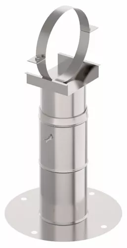 (ГС) Кронштейн стеновой, телескопический 40-75, 200, AISI 430/0,8мм												