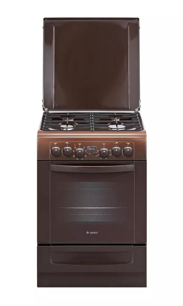 ГазоЭлек. плита Гефест 6102-03 0001 (корич)